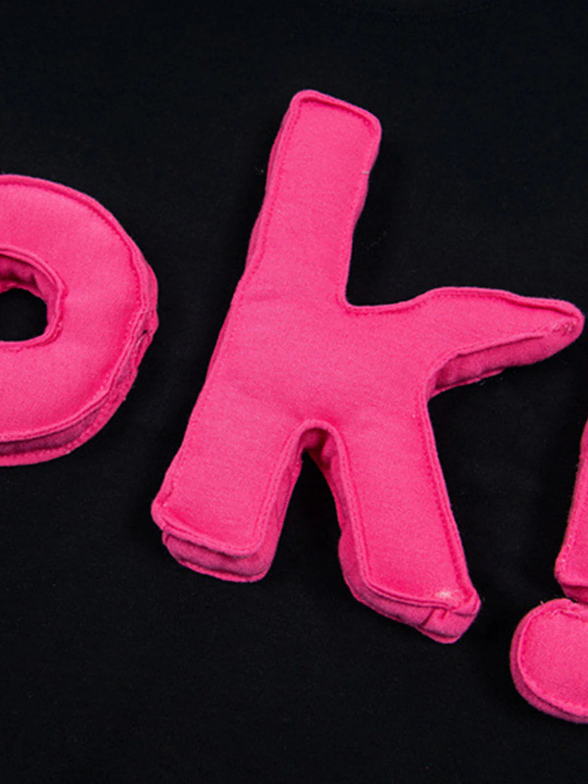 Graphic OK! Slogan Cotton T-Shirt