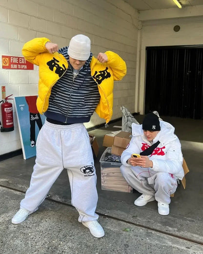 Man Long Pants Cargo Streetwear Joggers Men Y2K Casual Police Trousers Work Pants Male Harajuku Korean Streetwear Merican Style